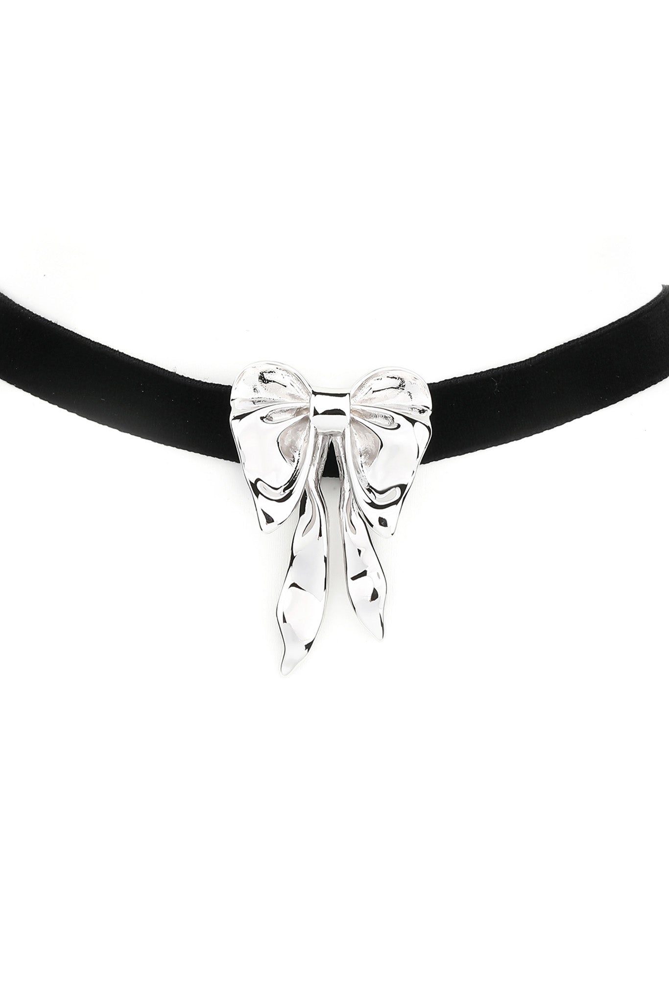 BOW CHOKER NECKLACE