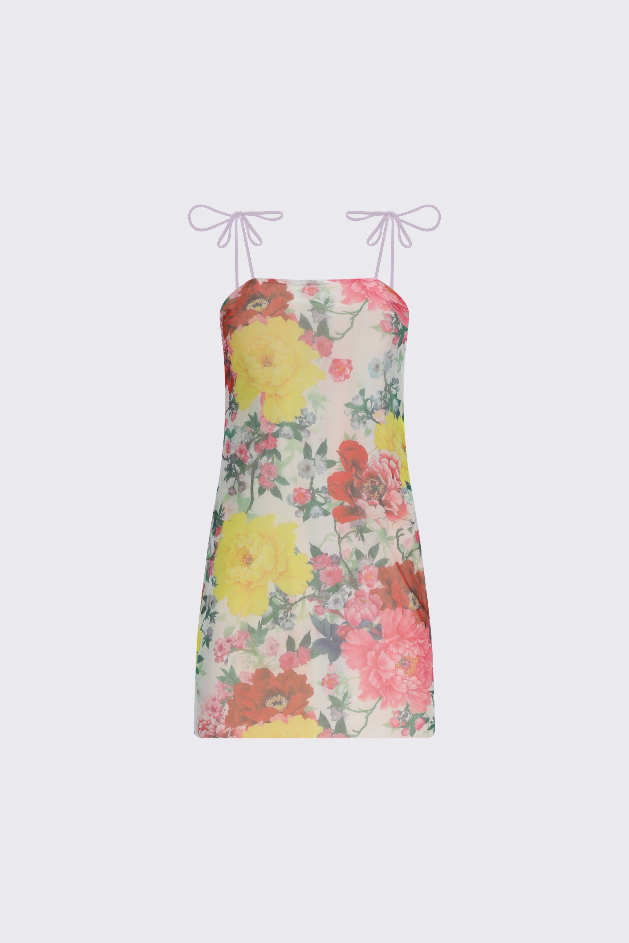 ELEGANT FLORAL MINI DRESS