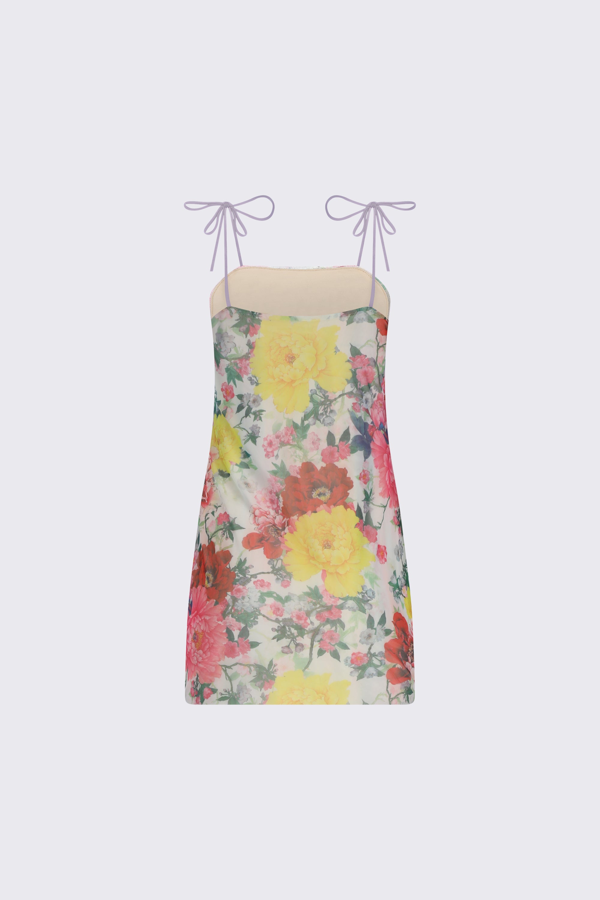 ELEGANT FLORAL MINI DRESS