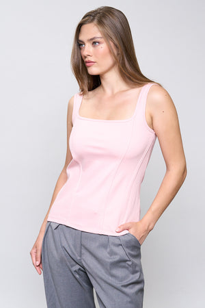 AMY PINK SILHOUETTE TOP